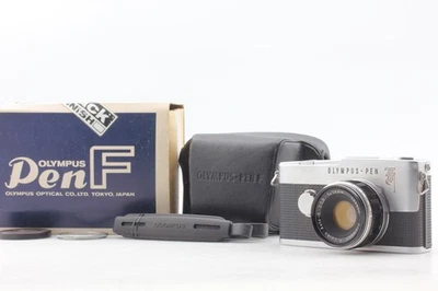 [Near MINT] OLYMPUS PEN F 35mm Half Frame F ZUIKO AUTO S 38mm F1.8 From JAPAN - Image 1 of 4
