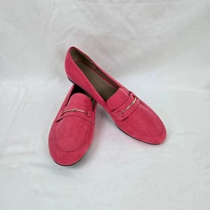 Loft Outlet Damen adrette hellrosa Microsuede goldene Details Halbschuhe 10M neu ohne Etikett - Bild 1 von 8