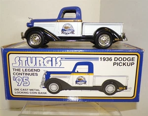 STURGIS #3 1936 DODGE SDN DEL 55º anual 1995 diecast bank #72004 - Imagen 1 de 2