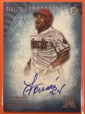 2015 Bowman Inception Yasmany Tomas Prospect 签名蓝色/150 #PA-YT 棒球 — 第 1/2 张图片