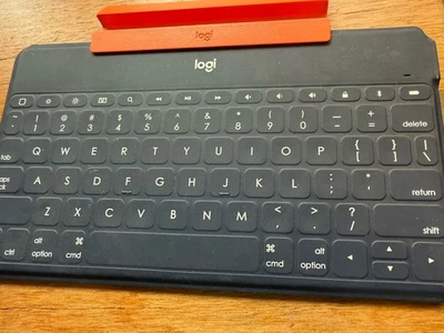 Logitech Keys-to-Go Portable Bluetooth Keyboard - Black, iPhone iPad Apple TV - image 1 of 4
