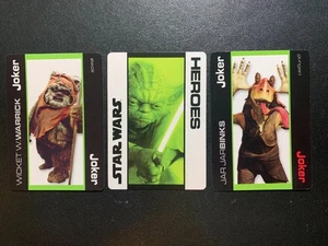 JOKER Swap Playing Cards STAR WARS HEROES Lot of 2 Joker Cards - Picture 1 of 2