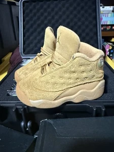 Nike Air Jordan 414581-705 Light Brown Suede Athletic Shoes Child’s Size 6C - Picture 1 of 5