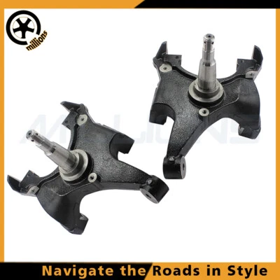 Para 88-98 Chevy GMC C1500 C2500 Suburban 2x2 solo par de husillos reductores de caída de 2" Foto 1 de 4