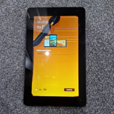 Amazon Kindle Fire 7 8gb WiFi (5th Generation) SV98LN-Black cracked screen  - Image 1 of 4