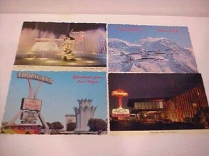 4 - 70er Jahre, L.V. Postkarten, postfrisch, Hilton, Tropicana, Flamingo & Nellis AFB - Bild 1 von 9