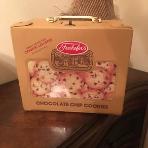 1960s Freihofers Chocolate Chip Cookies Vinyl  Lunch Box  Vintage Lunchbox RARE - Picture 1 of 16