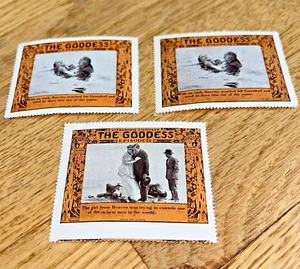 3 - 1910's - THE GODDESS, Vitagraph Company CINDERELLA STAMPS - Picture 1 of 5