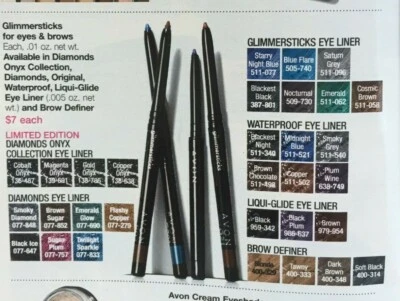 AVON Eye Lip Brow Liner  - Smooth Minerals - Glimmerstick  Always on Point -mark - Image 1 of 4