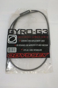 Vintage Odyssey Gyro G3 Cable G3 Lower Cable Black NOS Complete Freestyle BMX - Picture 1 of 3