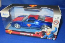 Hollywood Rides DC Universe Superman 2005 Ford GT Die Cast Metals 1 34