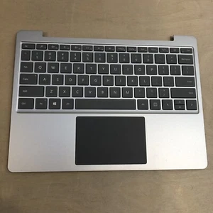 Microsoft Surface Laptop GO Keyboard Touchpad Palmrest Assembly Platinum Genuine - Afbeelding 1 van 5