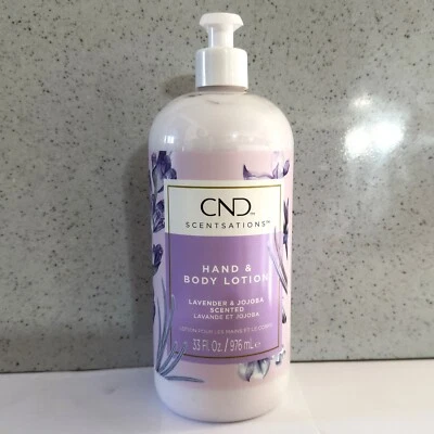 CND Hand & Body Scentsations Lavender & Jojoba Lotion 976 ml / 33 oz - Image 1 of 2