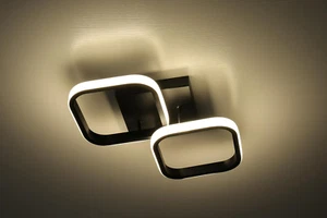 15-Inch RV LED Ceiling Light, 12V Dimmable Interior Light Fixture with On/Off - Picture 1 of 12