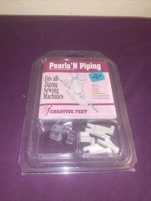 Pearls 'N Piping - Sewing Machine Presser Foot - Fits Zig-Zag Machines - Sealed - Image 1 of 2