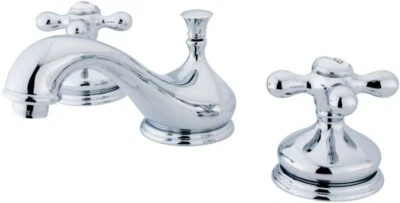 Centro ajustável Kingston latão KS1161AX Heritage lavatório generalizado 8 polegadas - Imagem 1 de 4