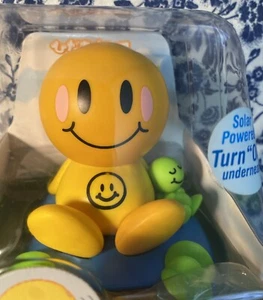 Tomy NoHoHon Solar Power Yellow Smiley Green Baby Japan 2003 Sunshine Vintage - Picture 1 of 10