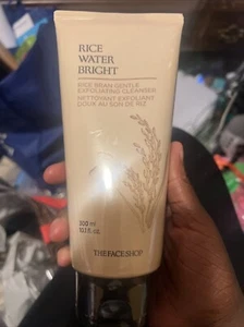 Avon The Face Shop RICE WATER BRIGHT Rice Bran Gentle Exfoliating Cleanser 10.1 - Picture 1 of 2