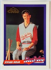 Vivian Holm 1994 Coors Extra Gold Colorado Silver Bullets Sport Card 