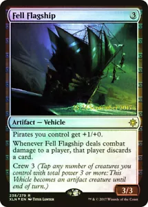 Magic The Gathering MTG FELL FLAGSHIP FOIL PRERELEASE Ixalan Promos NM - Foto 1 di 1