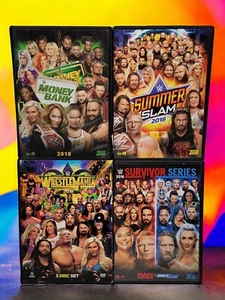 WWE 2018 DVD Bundle Wrestle Mania, Summer Slam, Survivor Series, Money In Bank - Bild 1 von 12