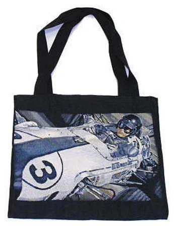 DAN GURNEY COLIN CARTER 1963 INDY 500 LOTUS FORD WOVEN TOTE BAG Cover