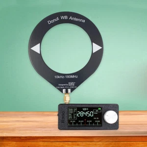 10kHz-180MHz Mini Circle Antenna MW SW Looping Antenna Donut Broadband Antenna - Photo 1/20