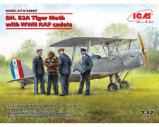ICM 32037 DH.82A Tiger Moth with WWII RAF cadets 1 32 modellismo