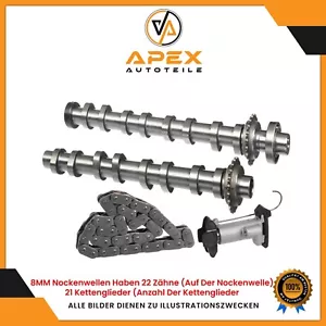 ALBERO A CAMME ASPIRAZIONE/USCITA PEUGEOT 208 I 1.5HDI 16V CON KIT CATENA 8MM DV5 - Foto 1 di 4