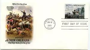 4952 Guerra de 1812: Batalla de Nueva Orleans ArtCraft máquina cancelar FDC - Imagen 1 de 1