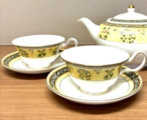 Wedgewood India Teapot and Teacup with Saucer Set Used - Picture 1 of 6
