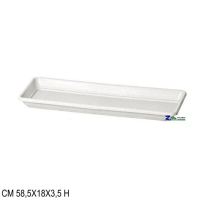 VECA SOTTOCASSETTA SOTTOVASO NAXOS BIANCO PER BALCONIERA NAXOS CM 60 IN PLASTICA