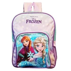 Mochila Disney Frozen Deluxe Regreso al Cole Niños Niñas Púrpura Ice Magic - Imagen 1 de 4