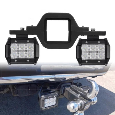 For Toyota FJ Tacoma 4Runner Land Cruiser Backup Reverse Tow Hitch 18W LED Light - Image 1 of 4