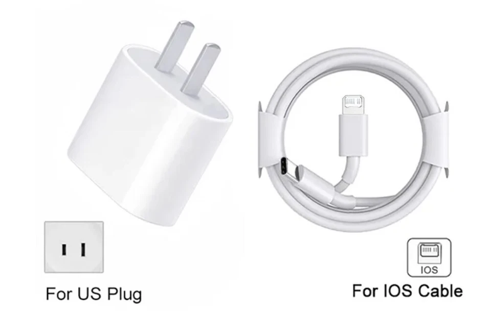 Original USB C Phone Charger For iPhone 14 12 11 13 Por Max Mini XS 7 8 Plus - Image 1 of 1