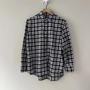 Madewell 100% Cotton Plaid Flannel Shirt Button Down Collar Long Sleeve Fall M - Picture 1 of 9
