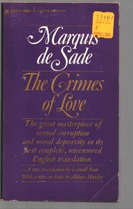 Marquis de Sade- The Crimes of Love- Bantam 1966 - Picture 1 of 2