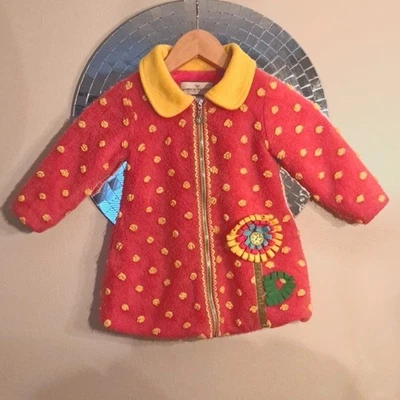 Abrigo/Chaqueta American Widgeon Rosa Caliente Girado Sherpa Niñas Talla 3T Foto 1 de 4