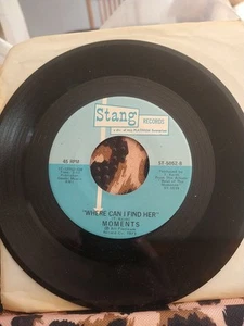THE MOMENTS Sexy Mama/Where Can I Find Her STANG 5052 Modern Soul/R&B Near Mint! - Picture 1 of 2
