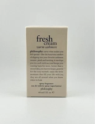 Philosophy Fresh Crema Cálida Cachemira Spray Fragancia – 2oz / 60ml – NUEVO Foto 1 de 3