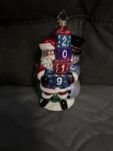 Ornamento Christopher Radko Winter Friends 2019 - Imagen 1 de 4