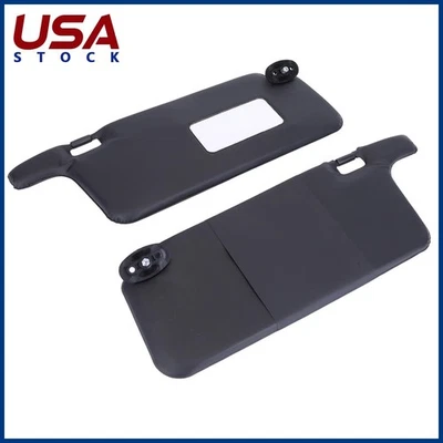 Nuevo 2 parasoles izquierdo derecho apto para Honda Civic 1996 1997 1998 1999 2000 2001 EE. UU. Foto 1 de 4