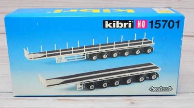 Kibri 15701, Nooteboom 6-Axle Low Loader Flatbed Trailers, 1/87 HO Scale - image 1 of 4