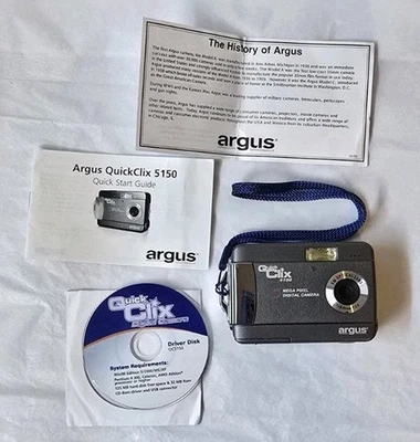 Cámara digital Quick Clix 5150 de colección ¡probada y funciona!  Foto 1 de 4