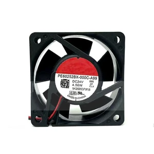 For SUNON PE60252BX-000C-A99 DC 24V 4.56W 60*60*25mm Inverter Cooling Fan 2Pin - Afbeelding 1 van 2