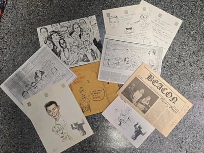 Frank Cho Signed Original ART With Letter And CARTOON! MUST SEE! - Image 1 of 4