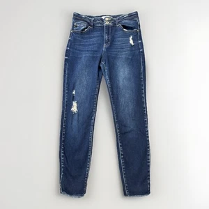 Kancan Jeans Damengröße 11/29 Skinny Ankle Jeans Größe Distressed 29 x 26 - Bild 1 von 6