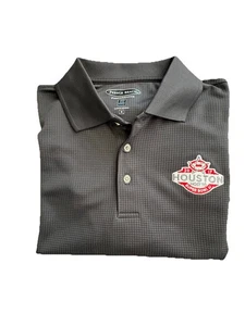 Pebble Beach Herren M Polo Shirt 2017 Houston Host To Super Bowl LI grau RARE FIN - Bild 1 von 6