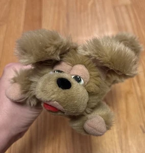 Trendmasters - Vintage 1998 Dogz Scruffy braun Hund Plüsch Beanie Spielzeug 20 cm - Bild 1 von 5