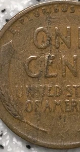 1929 P Lincoln Wheat Cent Rim To Rim Retained Lamination Peel Error Obv & Rev - Picture 1 of 6